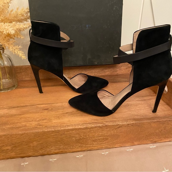 Joe’s Jeans LANEY ankle wrap  in Black with pointed toe - Picture 11 of 14